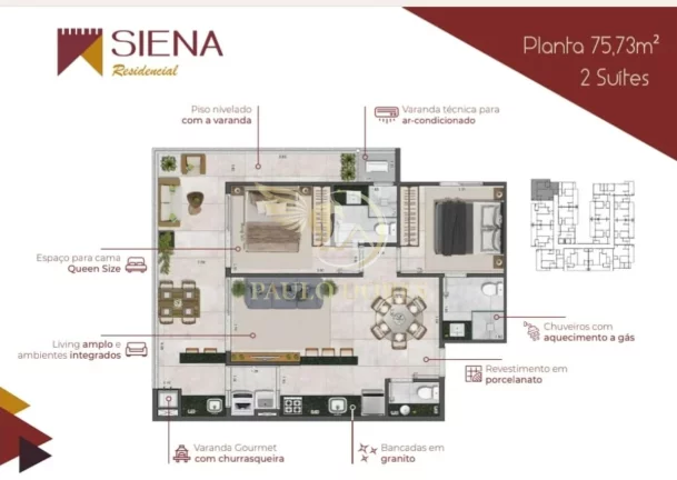 Imagem APARTAMENTO À VENDA COM 2 SUÍTES NO ITAGUÁ EM UBATUBA-SP