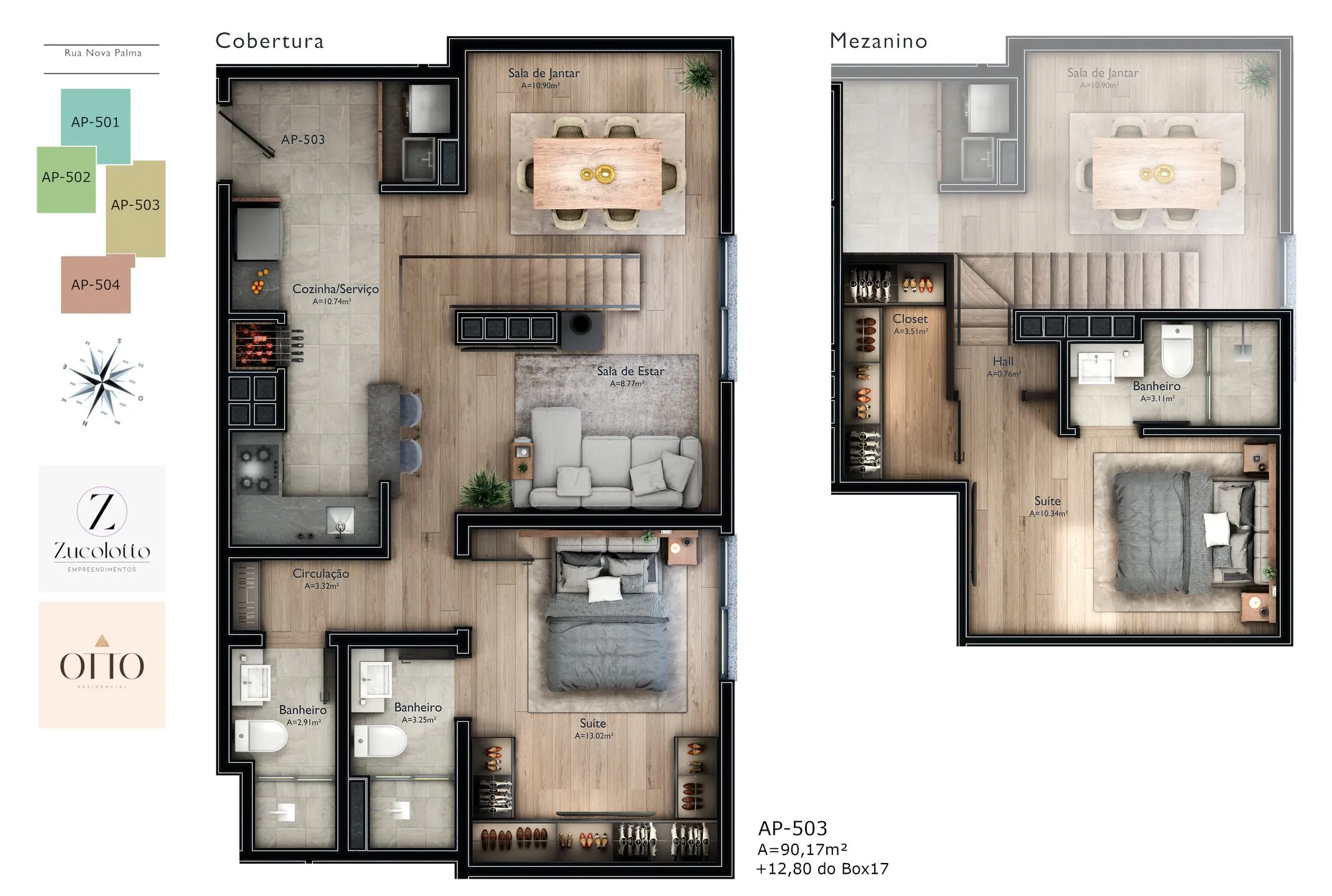 Imagem Apartamento à venda em Gramado, Carniel, com 2 quartos, 77.54m2