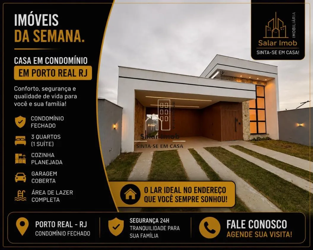 Imagem CASA 03 QUARTOS | VILA VITORIA | COLINAS | PORTO REAL RJ