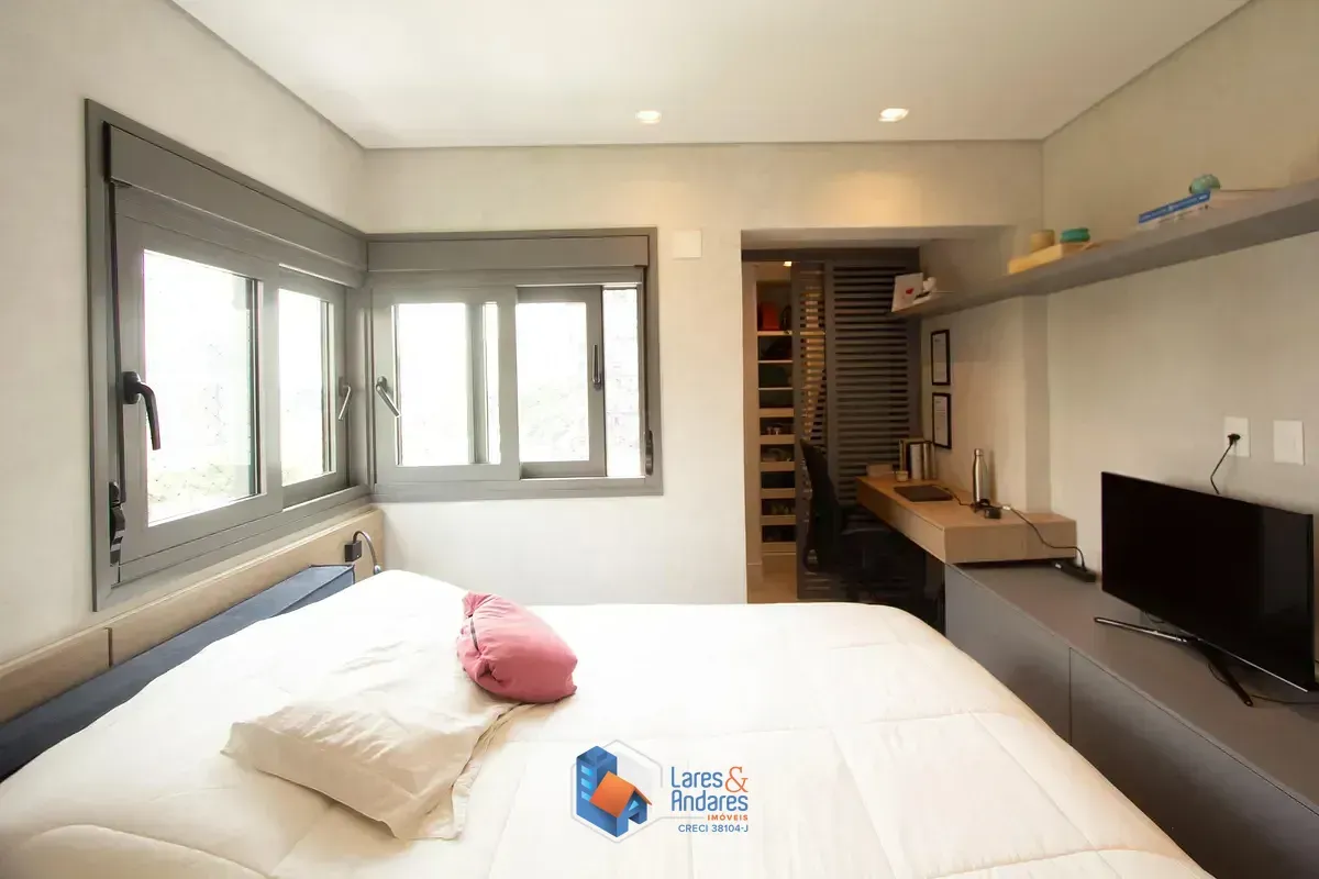 Imagem Apartamento para venda em Indianópolis com 1 quarto, sendo 1 suíte, 77m²