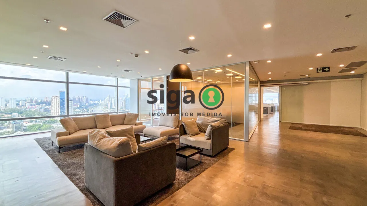 Imagem Laje Corporativa Mobiliada AAA | 1.473 m² | Alto Padrão