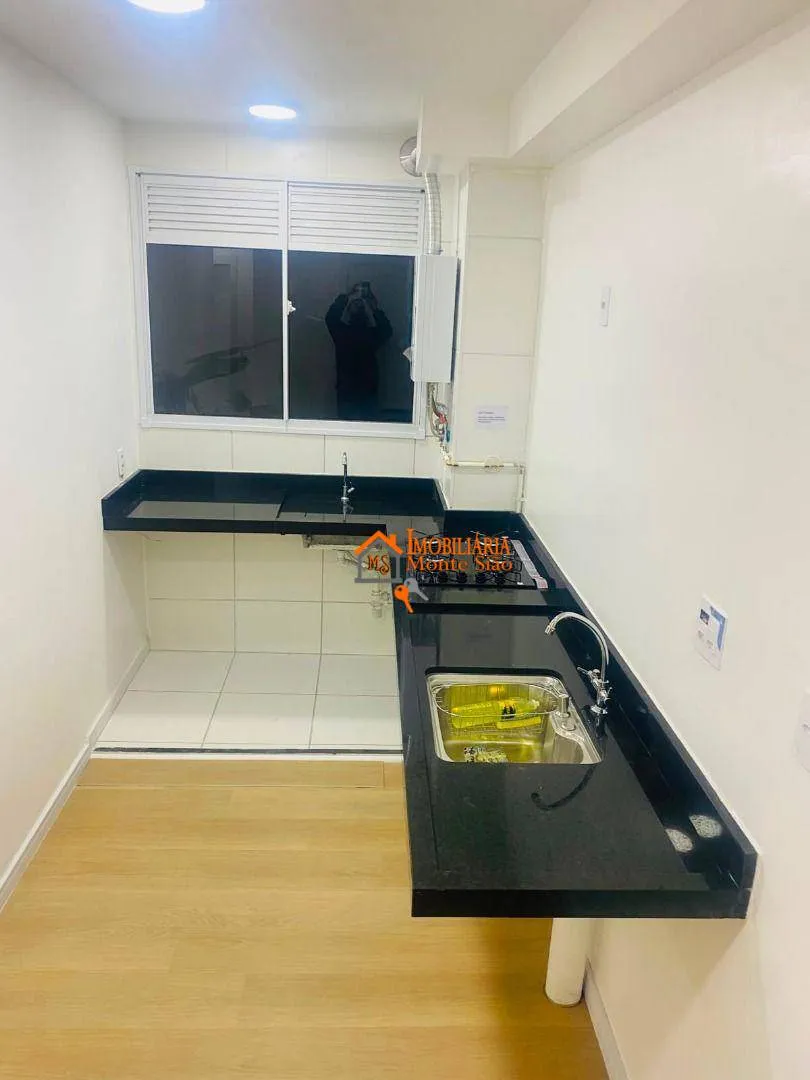 Imagem Apartamento com 2 dormitórios para alugar, 41 m² por R$ 2.937,10/mês - Centro - Guarulhos/SP