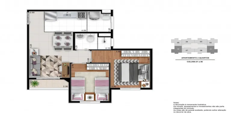 Imagem Apartamento com 2 Quartos à Venda, 43 m² em Jardim Brasília (zona Leste) - São Paulo
