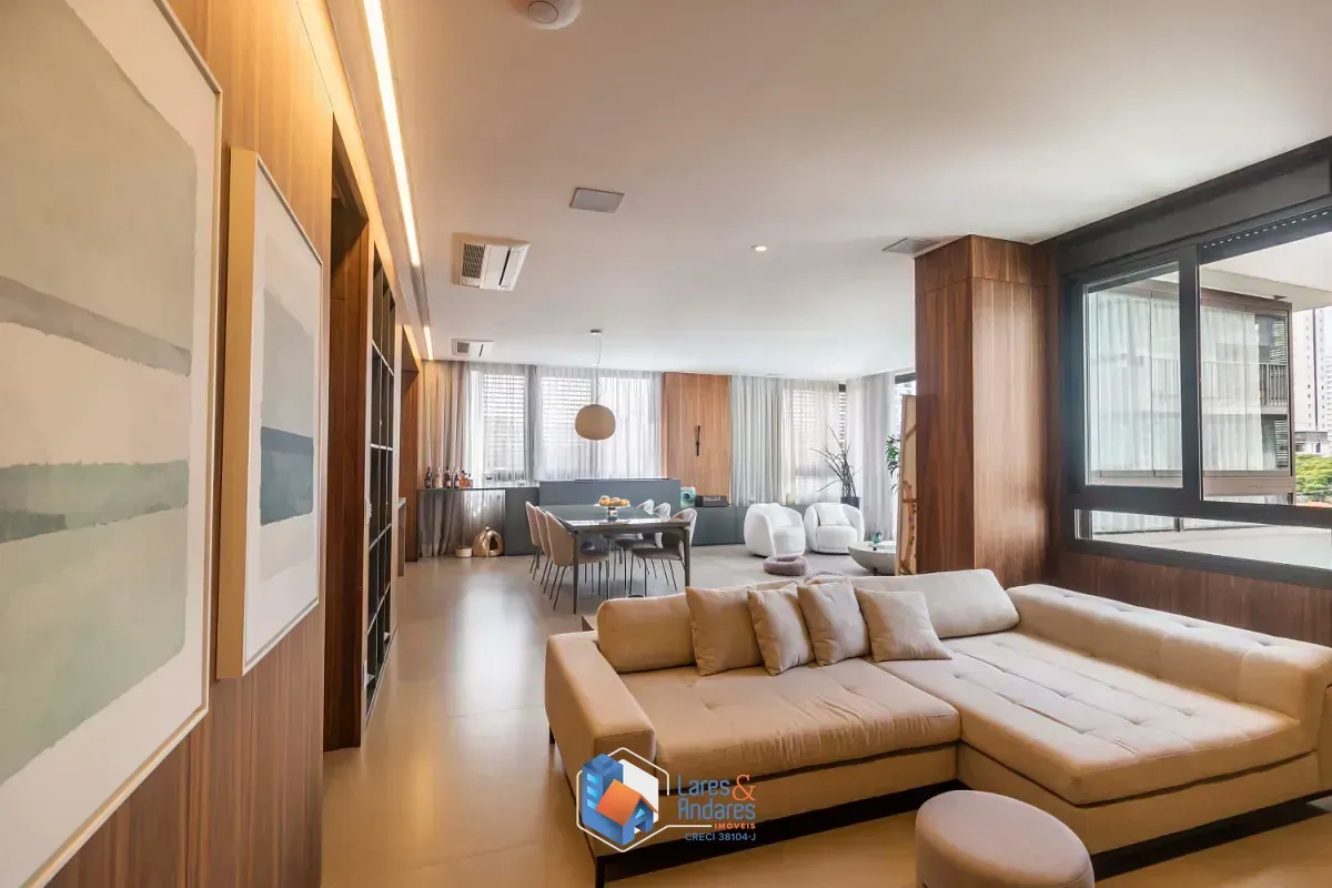 Imagem Apartamento para venda em Campo Belo com 2 quartos, sendo 2 suítes, 157m²