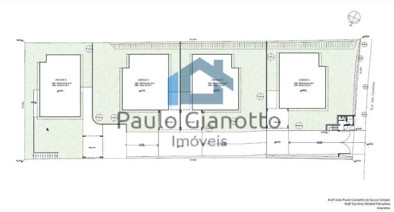 Imagem Área Projeto Aprovado c/ 4 casas Condomínio Granja Viana