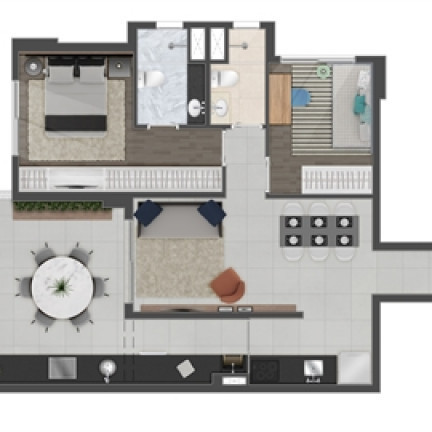 Imagem Edifício Residencial com 3 Quartos à Venda, 73 m² em Cerqueira César - São Paulo