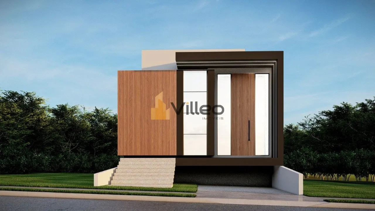 Foto do imóvel Apresentamos esta belíssima casa térrea com arquitetura moderna e pé-direito alto de 6 metros, qu...