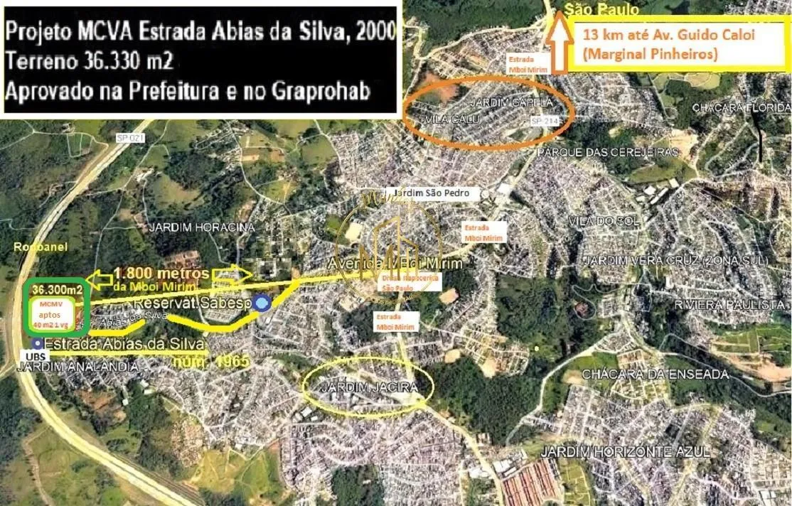 Imagem Terreno para Venda em Itapecerica da Serra, Jardim Analândia