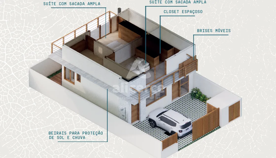 Imagem Casa à venda com 3 quartos 3 suítes, 142,32m² em Açores Florianópolis