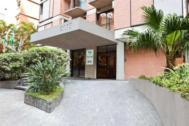 Imagem Flat disponível para venda no Alameda Apart Hotel no Jardim Paulista, com 43m², 1 dormitório e 1 vaga