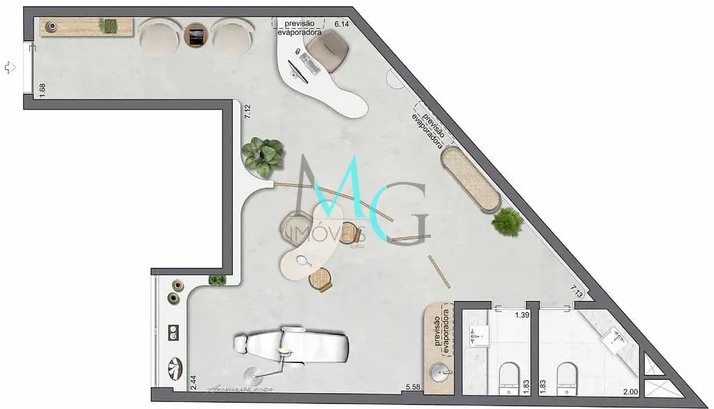 Imagem Sala à venda 48.99M² Leblon Rio de Janeiro - RJ | Máris