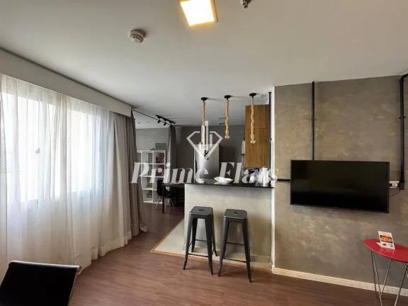 Imagem Flat disponível para venda no Mercure São Paulo Vila Olímpia, com 48m², 2 dormitórios e 1 vaga de garagem