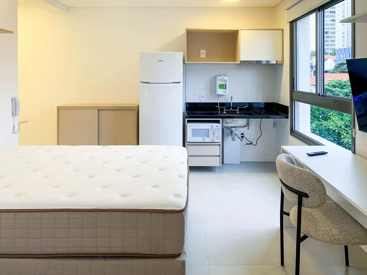 Imagem Apartamento com 1 Quarto para alugar, 28m² - Vila Clementino