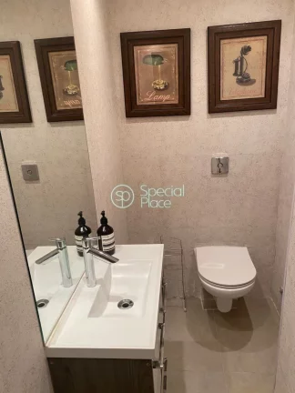 Imagem Apartamento com 03 dormitórios, sendo 01 suite, estação de trabalho , sala de jantar, sala de est...