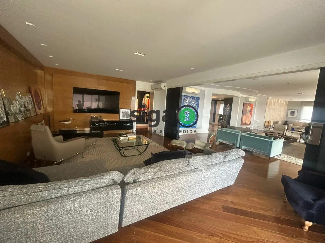 Imagem Apartamento mobiliado para locação no Panamby, de 606 m2, 4 suítes e 6 vagas