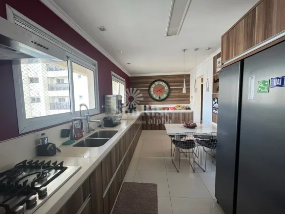 Imagem Apartamento mobiliado para alugar com 3 quartos e 3 vagas 212m² - Essência - Alphaville Industrial Barueri/SP