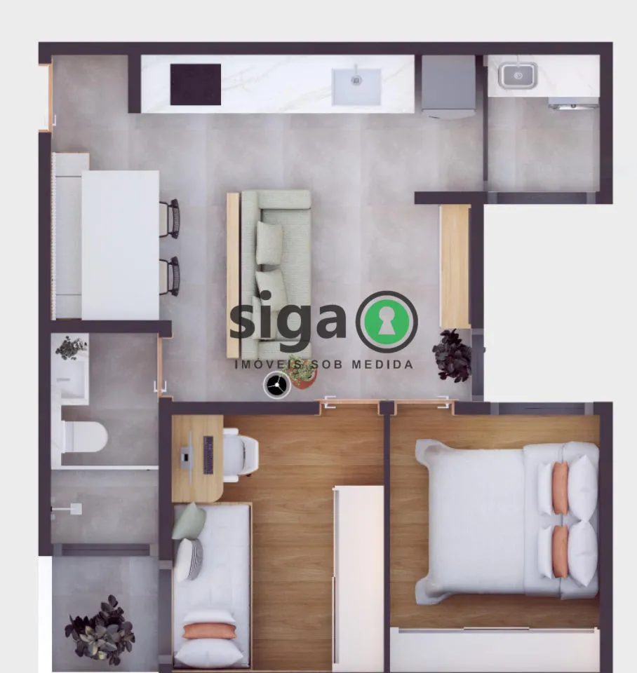 Imagem Apartamento 2 dorm a venda no tatuapé