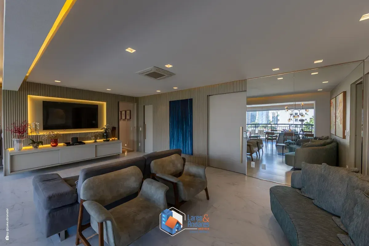 Imagem Apartamento para venda em Brooklin com 3 quartos, sendo 3 suítes, 213m²