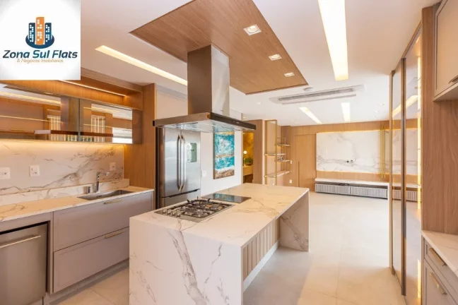 Imagem Apartamento à Venda Em Mirandópolis Com 3 Suíte, 3 Vagas e Varanda Gourmet - Alto Padrão - Ed. Apogee