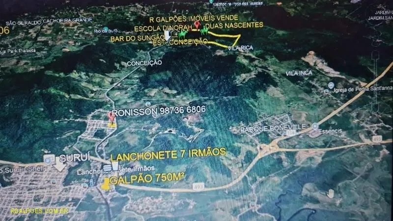 Imagem Terreno Comercial para Venda em Magé, Piabetá, 1 dormitório, 1 banheiro