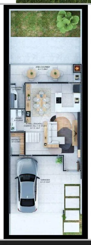 Imagem Excelente Oportunidade de Investimento em Condomínio Completo! Casa à venda no Delta Ville - Biguaçu/SC