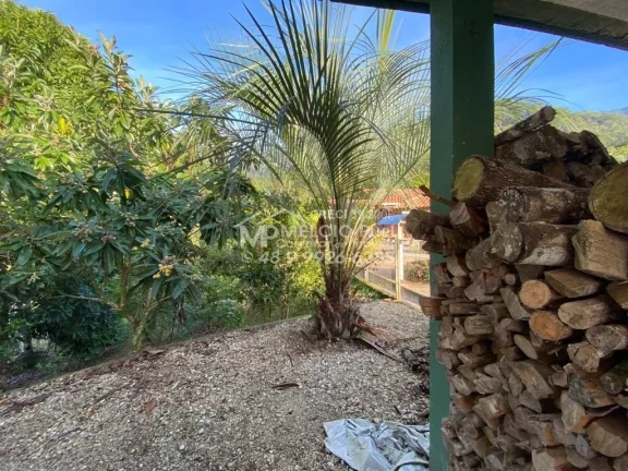 Imagem Sítio a venda em Nova Trento - Terra de Santa Paulina. Com área de 7.000m², muitas árvores ao redor. Plantas frutíferas,