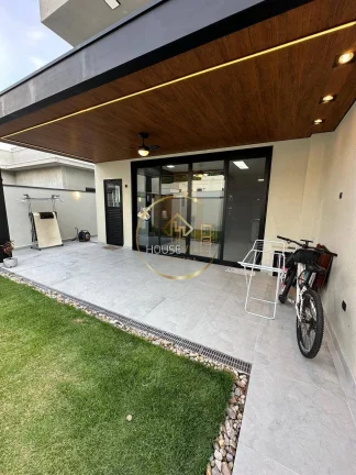 Imagem Casa Moderna, 4 Dormitórios ( 2 Suites), Condomínio Bosque Manacás, Sjc.