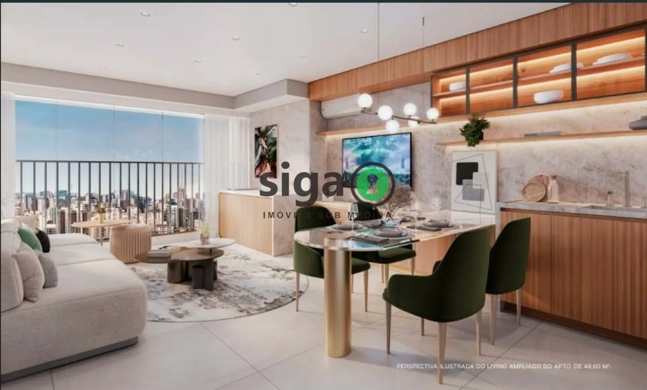Foto do imóvel Apartamento à venda 1 suíte, lavabo , varanda , vaga Vila Mariana