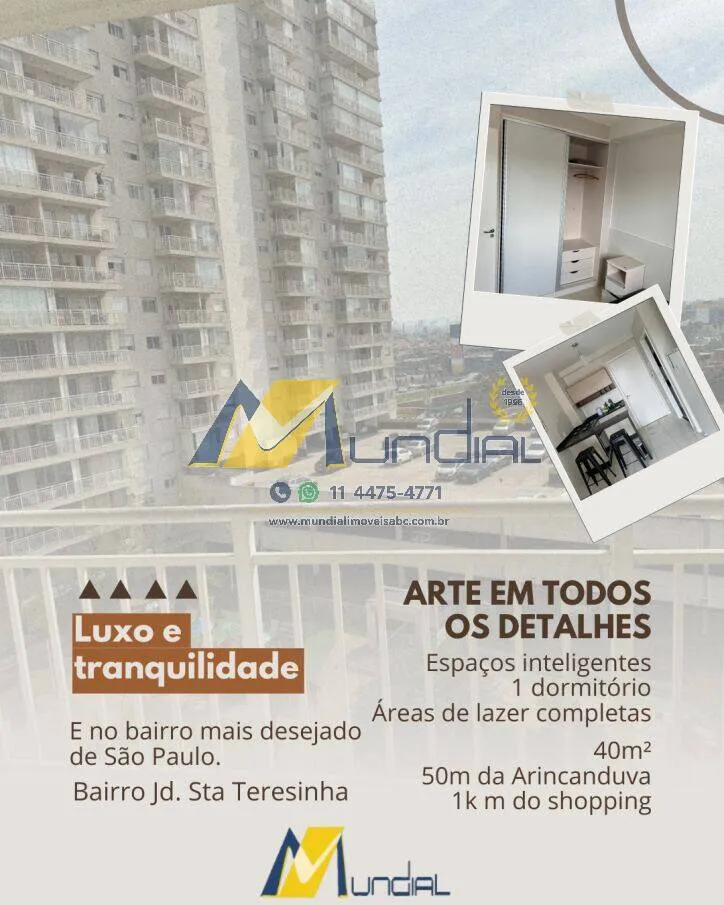Foto do imóvel Lindo Apto mobiliado para Alugar no Jardim Santa Terezinha - São Paulo