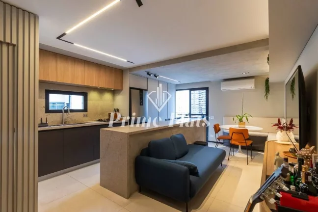 Imagem Flat disponível para venda no Place Vendome Flat Service em Moema, com 58m², 2 dormitórios e 1 vaga