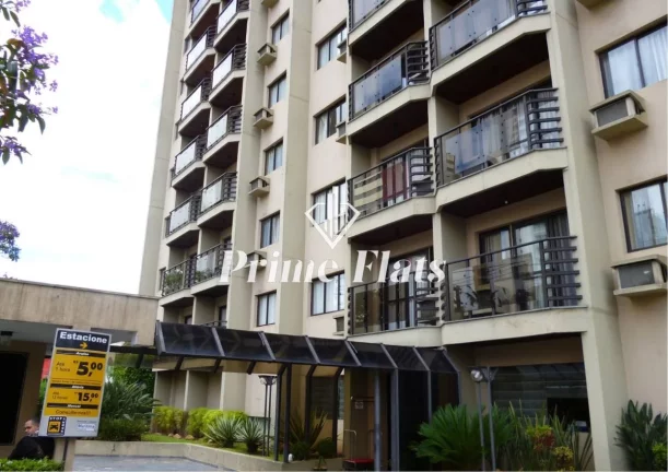Imagem Flat disponível para venda no Saint Moritz Flat Service, com 48m², 1 dormitório e 1 vaga