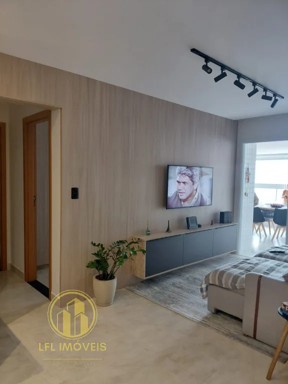 Imagem Apartamento 87m² com Varanda Gourmet em Caiçara, Praia Grande