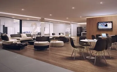 Imagem Salas comerciais modernas e bem desenhadas, a 200 m do embarque do Aeroporto de Congonhas. Neste lan...