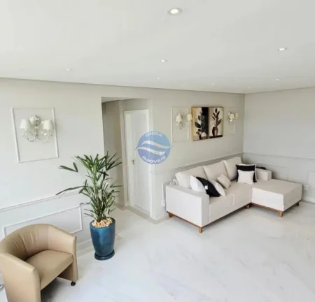 Imagem Apartamento para venda na orla de Santos com vista mar