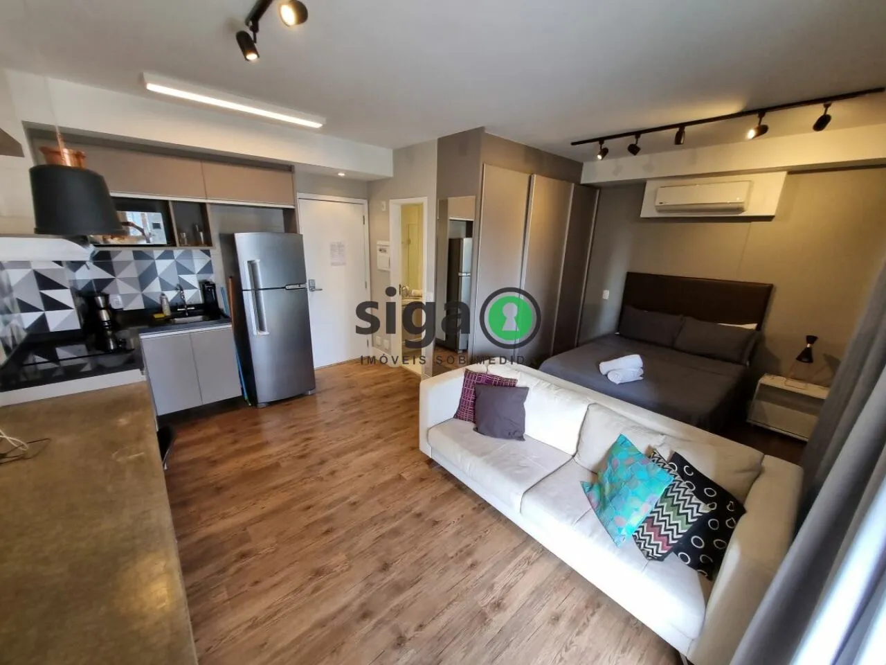 Imagem Apartamento com 1 Quarto à Venda na Chácara Santo Antônio.