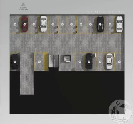 Imagem Apartamentos com 2 Suítes e 2 Vagas de Garagem na Praia Brav