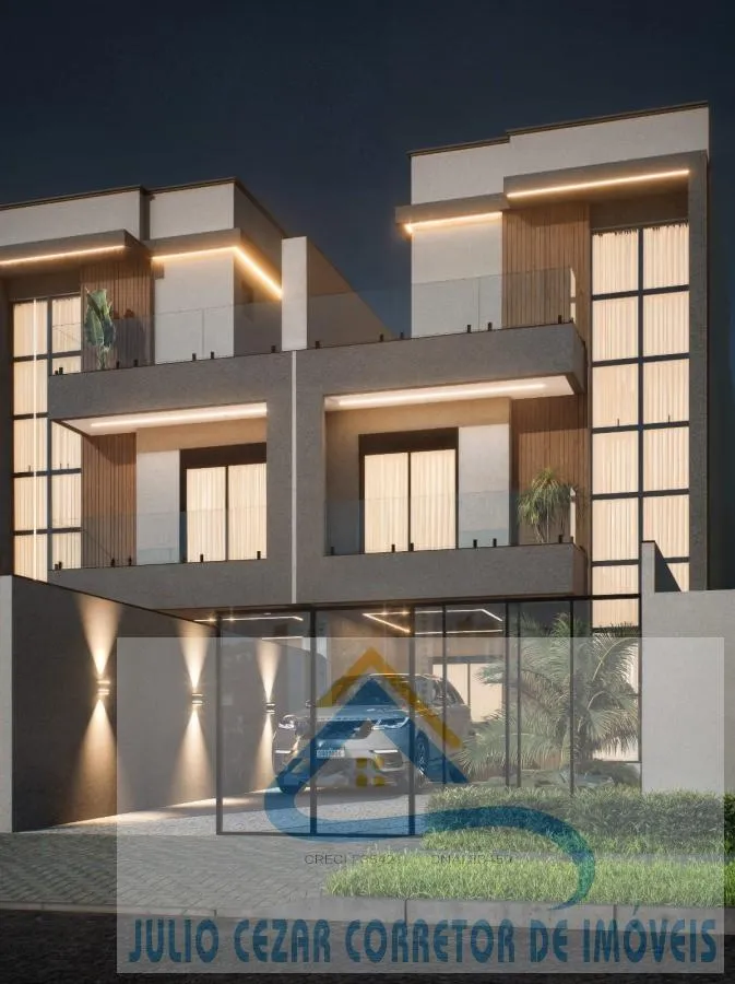 Imagem Triplex para Venda em São José dos Pinhais, São Pedro, 3 dormitórios, 3 suítes, 5 banheiros, 6 vagas