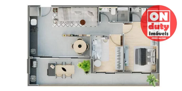 Imagem PRONTO PARA MORAR Apartamento com 2 dormitórios à venda, 65 m² a partir R$ 847.000 - Ponta da Praia - Santos/SP