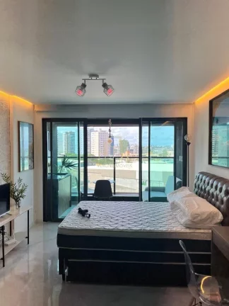 Imagem Studio reformado mobiliado com vista panorâmica para o mar varanda gourmet a venda em Armação