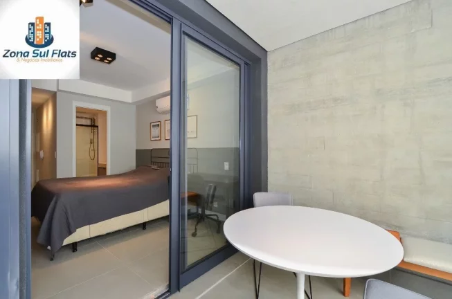 Imagem Apartamento Mobiliado à Venda Em Moema Com 1 Suíte e Varanda - Studio