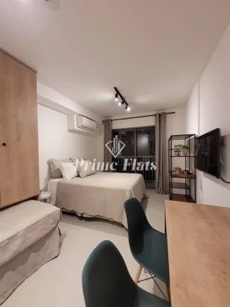Imagem Flat disponível para locação no Houx Pinheiros, com 27m² e 1 dormitório