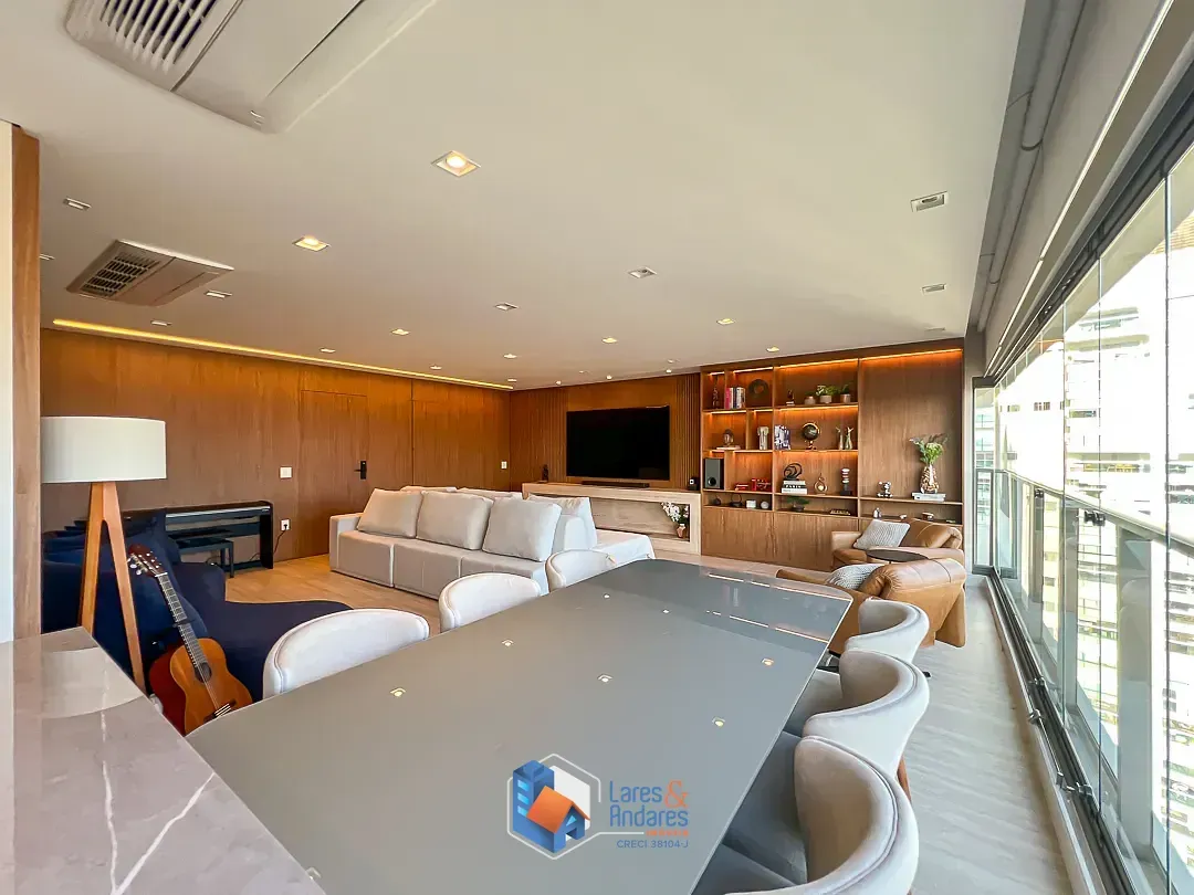 Imagem Apartamento para venda em Campo Belo com 3 quartos, sendo 3 suítes, 143m²