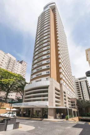 Imagem Flat disponível para venda no Transamérica Prime International Plaza, com 26m², 1 dormitório e 1 vaga