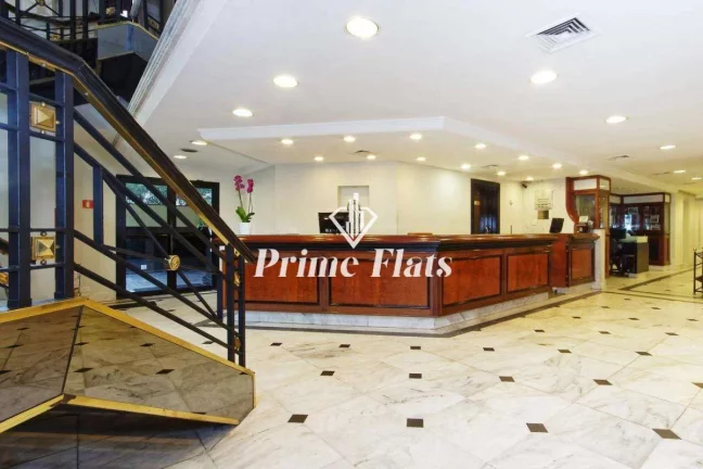 Imagem Flat disponível para venda no Bristol The Time Hotel, com 31m², 1 dormitório e 1 vaga de garagem