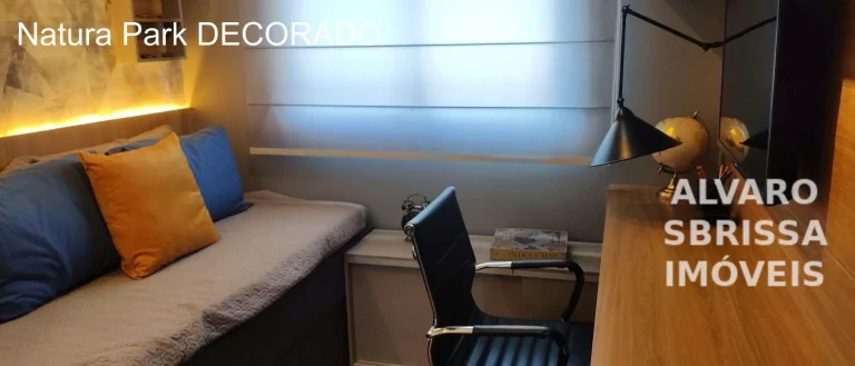 Foto do imóvel Apartamento com 3 dormitórios sendo uma suíte em condomínio park, cercado de vegetação, lagos, peixes, locais agradáveis para relaxar e área de lazer.