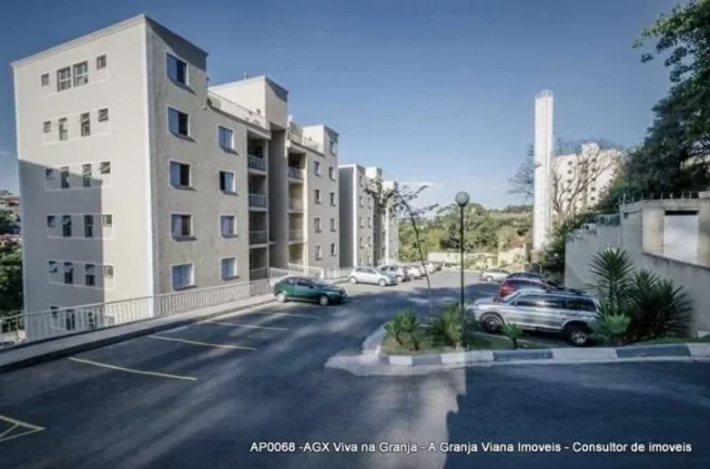 Imagem Apartamento com 2 dormitórios à venda, 52 m² por R$ 270.000,00 - Granja Viana - Cotia/SP