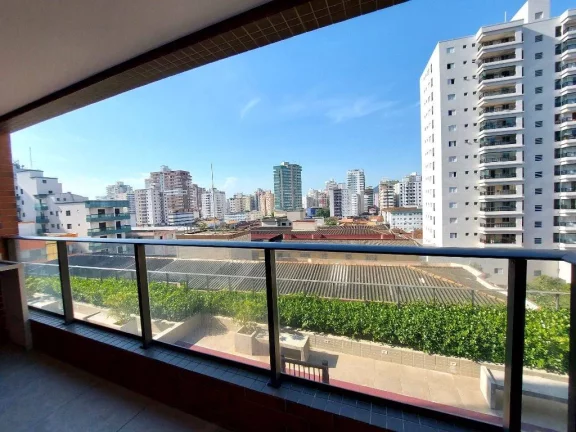 Imagem Apartamento com 2 dormitórios à venda, 97 m² por R$ 580.000,00 - Vila Guilhermina - Praia Grande/SP
