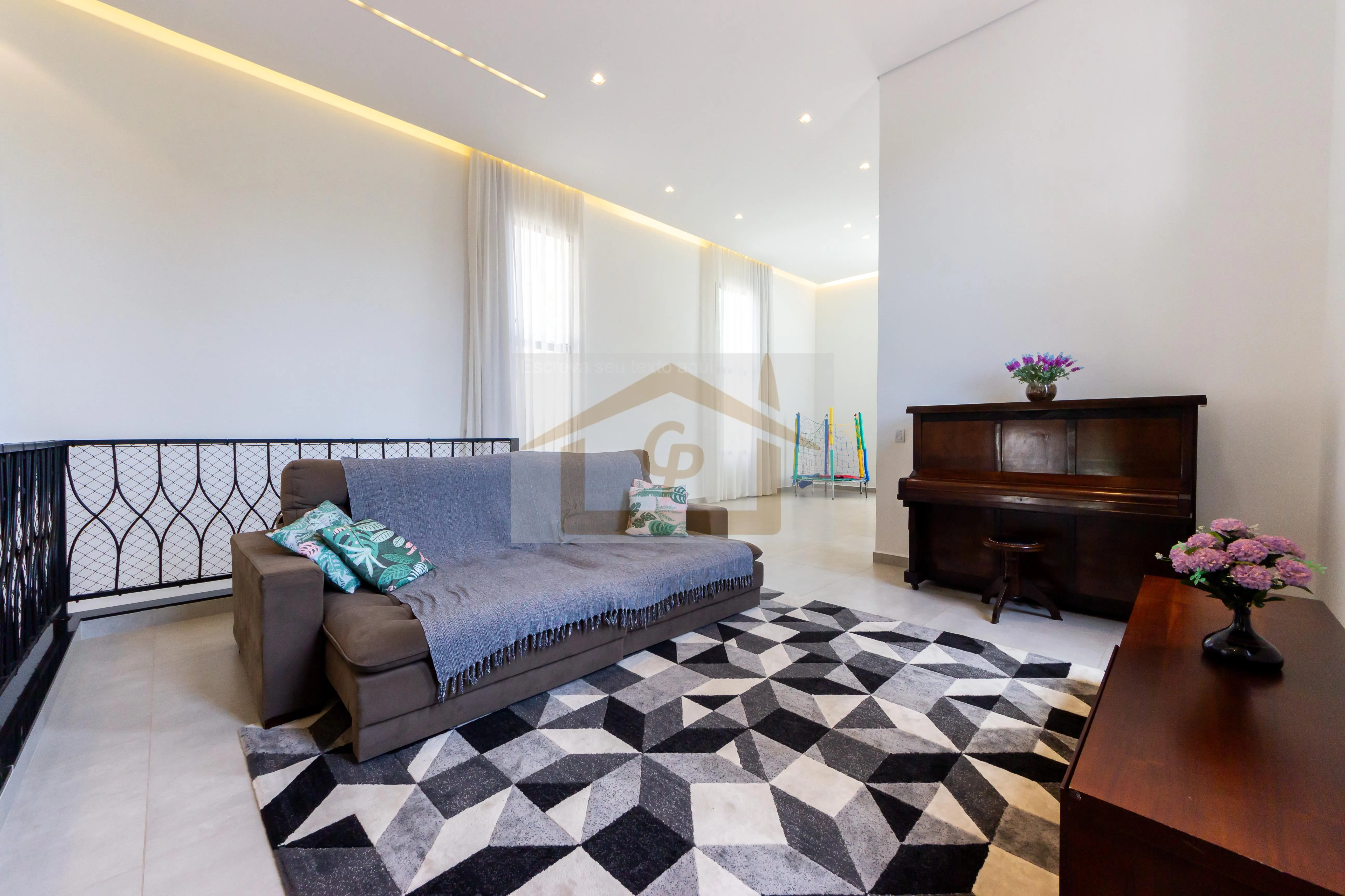 Imagem Casa Contemporânea no Residencial Vintage - 3 suítes, varanda, escritório, 4 vagas