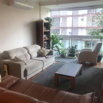 Imagem Apartamento com 3 dormitórios à venda, 137 m² por R$ 851.000,00 - Gonzaga - Santos/SP