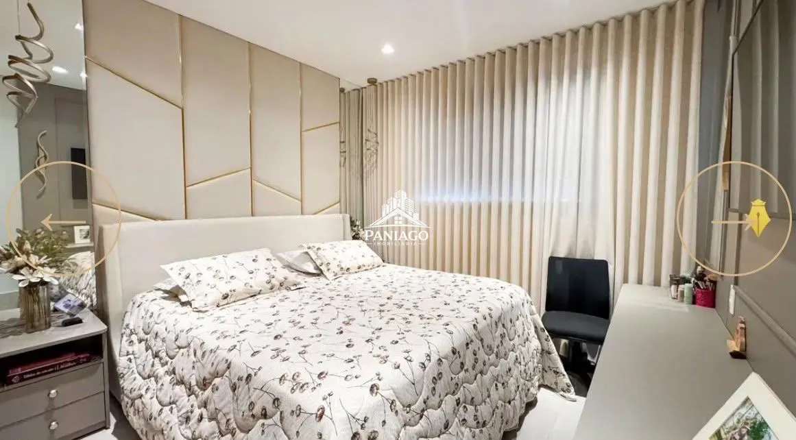 Imagem Apartamento de Alto Padrão à Venda no Edifício Harissa em Cuiabá - 3 Suítes e Pe